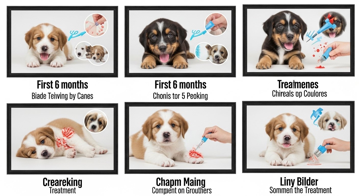 Typical Conditions Affecting Puppies in the First Six Months & Their Treatment